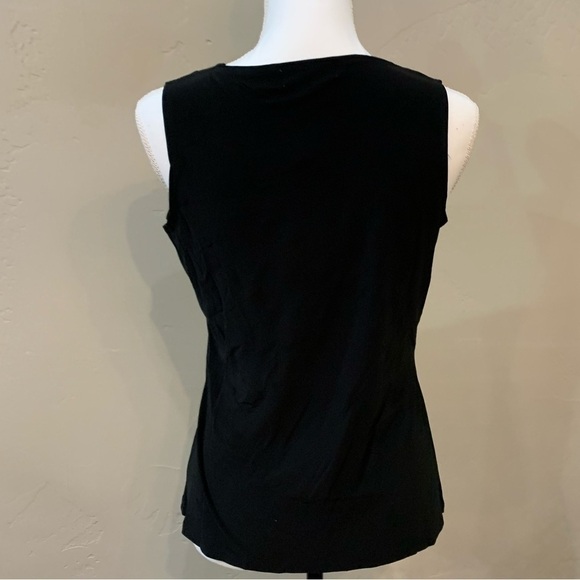 🏜nwt- Sleeveless Top with cut outs and faux gem embellishments - Picture 2 of 4